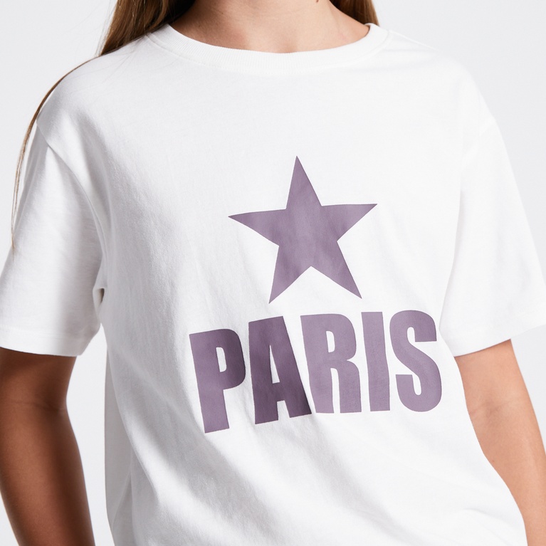 Printed tee "Dusty star" Offwhite 4